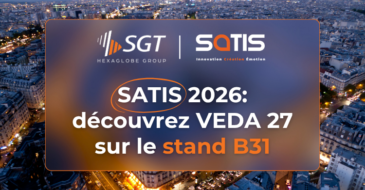 SATIS 2026: découvrez VEDA 27 sur le stand B31 - SGT