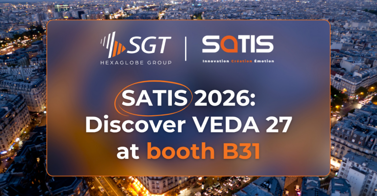 SATIS 2026 Discover VEDA 27 at booth B31 - SGT Hexaglobe Group