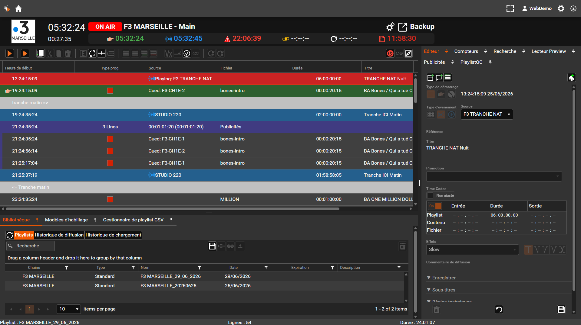 WebPLAY: operational depth, web delivered